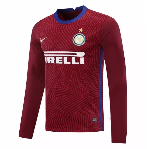 Camiseta Inter De Milán ML Portero 2020/21 Borgona